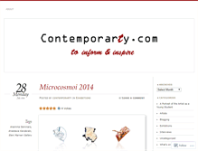 Tablet Screenshot of contemporarty.com